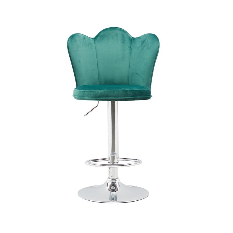 Bar Chairs Tufted Velvet Breakfast Bar Stool Pub Chair Counter 360° Swivel Adjustable Set Of 2
